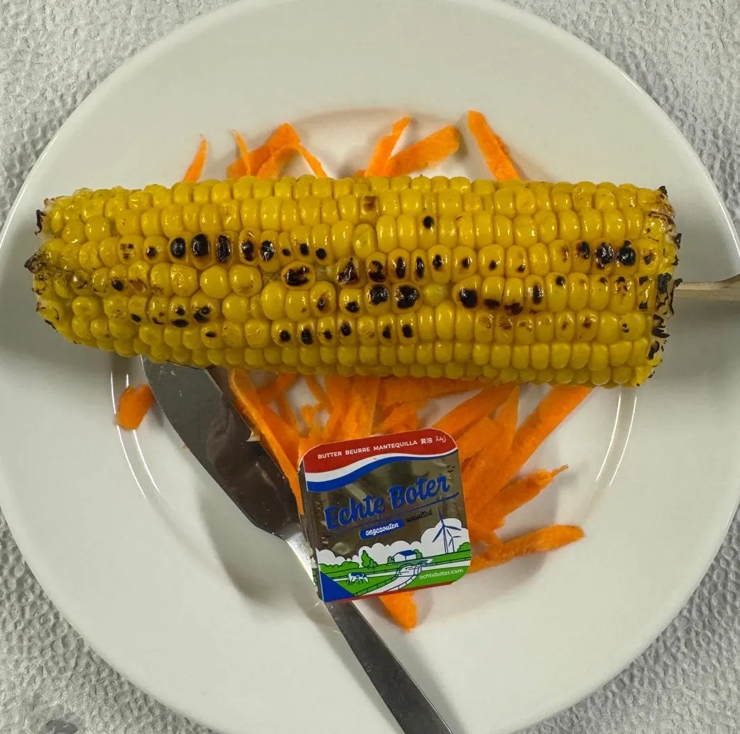 Choclo a la parrilla, gegrilde mais
