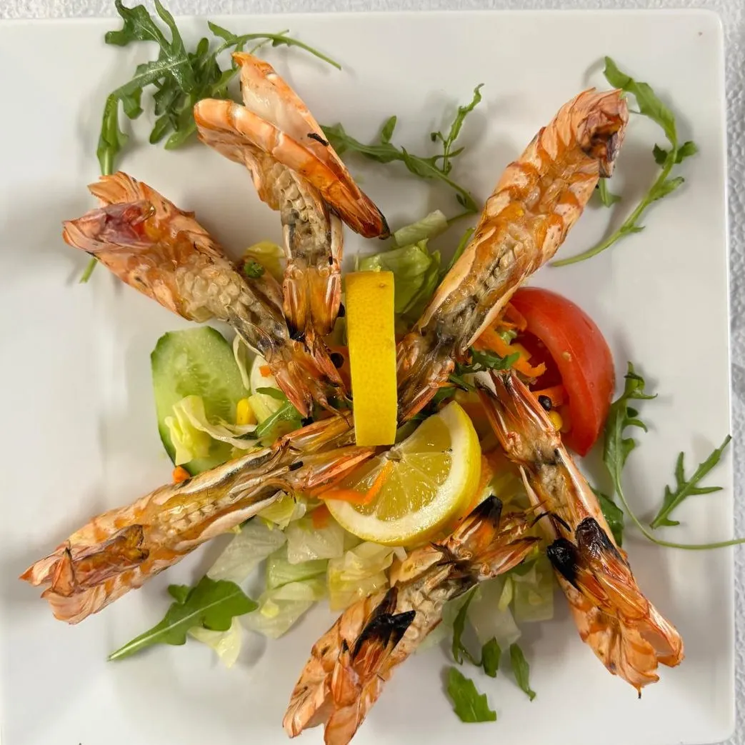 Argentijnse gambas op de grill